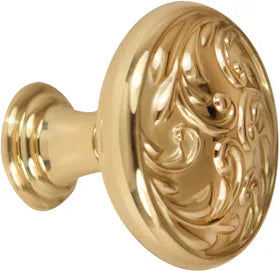 Ornate 1 1/4'' Knob A3651-14-PB