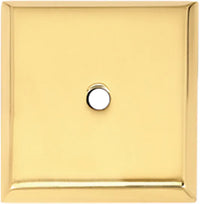 1 1/4'' Square Backplate A611-14-PB