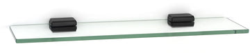 Cube Bath 18'' Glass Shelf w/Brackets A6550-18