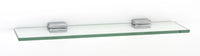 Cube Bath 18'' Glass Shelf w/Brackets A6550-18-PC