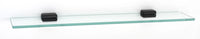 Cube Bath 24'' Glass Shelf w/Brackets A6550-24