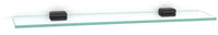 Cube Bath 24'' Glass Shelf w/Brackets A6550-24-CHBRZ