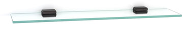 Cube Bath 24'' Glass Shelf w/Brackets A6550-24-CHBRZ