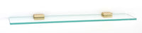 Cube Bath 24'' Glass Shelf w/Brackets A6550-24
