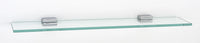 Cube Bath 24'' Glass Shelf w/Brackets A6550-24-PC