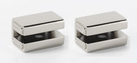 Cube Bath Glass Shelf Brackets Only A6550-PN