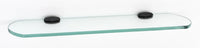 Royale Bath 18'' Glass Shelf w/Brackets A6650-18