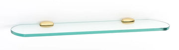 Royale Bath 18'' Glass Shelf w/Brackets A6650-18