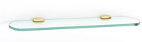 Royale Bath 18'' Glass Shelf w/Brackets A6650-18-PB