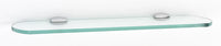 Royale Bath 18'' Glass Shelf w/Brackets A6650-18-PC