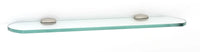 Royale Bath 18'' Glass Shelf w/Brackets A6650-18-PN