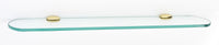 Royale Bath 24'' Glass Shelf w/Brackets A6650-24-PB