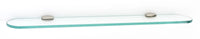 Royale Bath 24'' Glass Shelf w/Brackets A6650-24-PN