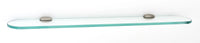 Royale Bath 24'' Glass Shelf w/Brackets A6650-24-SN