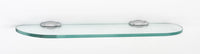 Charlie's Bath 18'' Glass Shelf w/Brackets A6750-18-PC