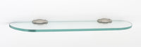 Charlie's Bath 18'' Glass Shelf w/Brackets A6750-18-PN