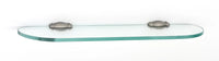 Charlie's Bath 18'' Glass Shelf w/Brackets A6750-24