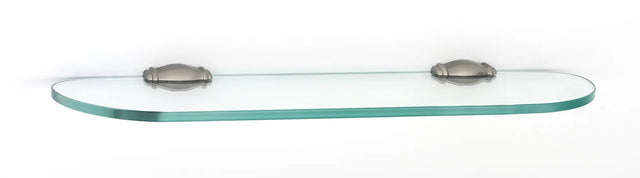 Charlie's Bath 18'' Glass Shelf w/Brackets A6750-24