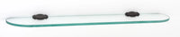 Charlie's Bath 24'' Glass Shelf w/Brackets A6750-24-CHBRZ