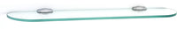 Charlie's Bath 24'' Glass Shelf w/Brackets A6750-24-PC