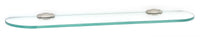 Charlie's Bath 24'' Glass Shelf w/Brackets A6750-24-PN