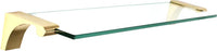 Luna 18'' Glass Shelf w/Brackets A6850-18-PB