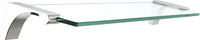 Luna 18'' Glass Shelf w/Brackets A6850-18-PC