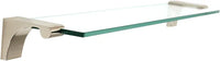 Luna 18'' Glass Shelf w/Brackets A6850-18-PN