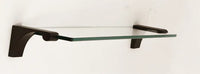 Luna 24'' Glass Shelf w/Brackets A6850-24