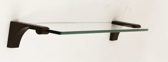 Luna 24'' Glass Shelf w/Brackets A6850-24