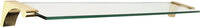 Luna 24'' Glass Shelf w/Brackets A6850-24-PB