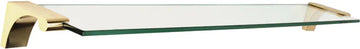 Luna 24'' Glass Shelf w/Brackets A6850-24-PB