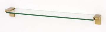 Luna 24'' Glass Shelf w/Brackets A6850-24-SB