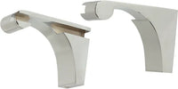 Luna Glass Shelf Brackets Only A6850-PC