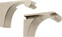 Luna Glass Shelf Brackets Only A6850-PN