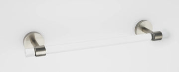 Contemporary Acrylic Bath 12'' Towel Bar A7220-12-SN