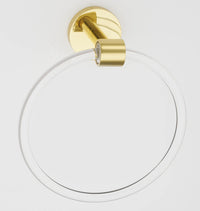 Contemporary Acrylic Bath Towel Ring A7240-PB/NL