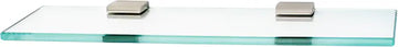Manhattan Bath 18'' Glass Shelf w/Brackets A7450-18-SN