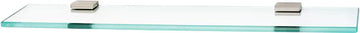 Manhattan Bath 24'' Glass Shelf w/Brackets A7450-24-SN