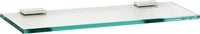 Arch Bath 18'' Glass Shelf w/Brackets A7550-18-PC