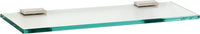 Arch Bath 18'' Glass Shelf w/Brackets A7550-18-PN