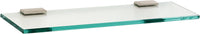 Arch Bath 18'' Glass Shelf w/Brackets A7550-18-SN