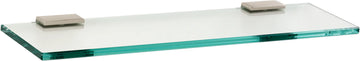 Arch Bath 18'' Glass Shelf w/Brackets A7550-18-SN