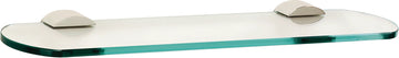 Contemporary 3 Bath 24'' Glass Shelf w/Brackets A7650-24-PC