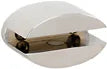 Contemporary 3 Bath Glass Shelf Brackets Only A7650-PC