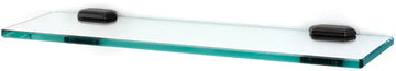 Nicole Bath 18'' Glass Shelf w/Brackets A7750