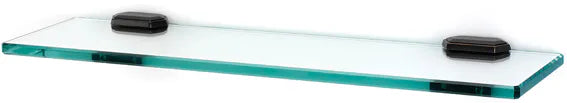 Nicole Bath 18'' Glass Shelf w/Brackets A7750