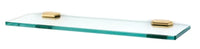 Nicole Bath 18'' Glass Shelf w/Brackets A7750