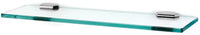 Nicole Bath 18'' Glass Shelf w/Brackets A7750-18-PC