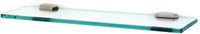 Nicole Bath 18'' Glass Shelf w/Brackets A7750-18-SN